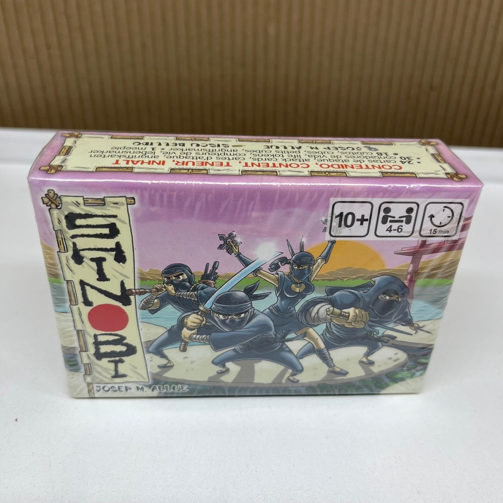 Shinobi Card Game Japanime Games Ninja Bluffing Deceit Strategy New Sealed